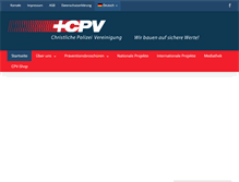 Tablet Screenshot of cpv.ch