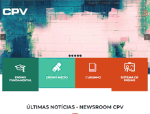 Tablet Screenshot of cpv.com.br