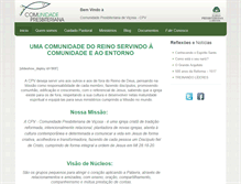 Tablet Screenshot of cpv.org.br